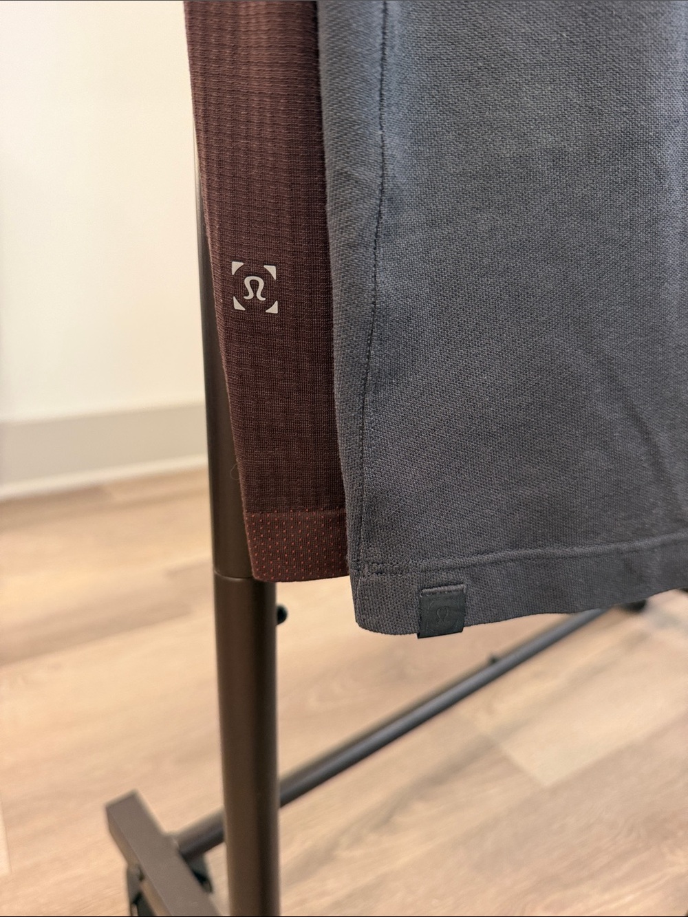 Lululemon Men's Polo Golf Shirts - Burgundy and Slate Blue - Picture 2 of 2